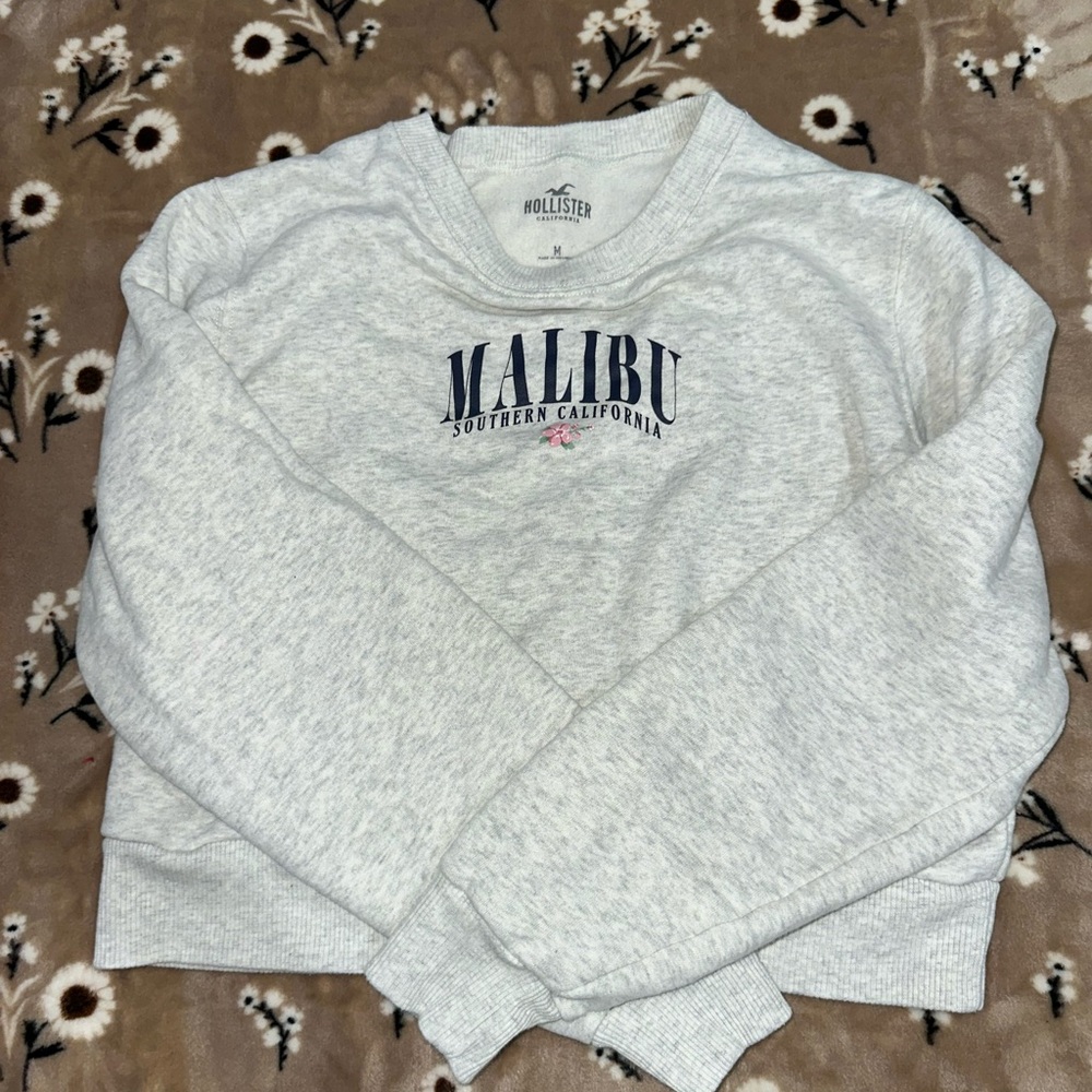 Hollister Gray Malibu Sweatshirt